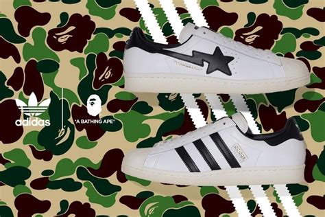 bape x adidas superstar 80s